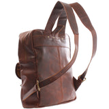 Lederrucksack Freizeitrucksack Wanderrucksack Leder braun LE1018