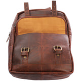 Lederrucksack Freizeitrucksack Wanderrucksack Leder braun LE1018