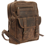 Rucksack Freizeitrucksack Lederrucksack Leder schlamm LE1018