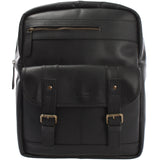 Lederrucksack Freizeitrucksack Wanderrucksack Leder schwarz LE1018