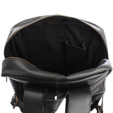 Lederrucksack Freizeitrucksack Wanderrucksack Leder schwarz LE1018