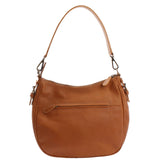 Schultertasche Ledertasche Handtasche Leder cognac LE0063