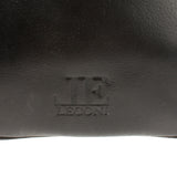 Schultertasche Handtasche Damentasche Leder schwarz LE0063