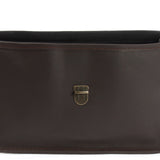 kleine Damentasche Umhängetasche Leder dunkelbraun LE3044