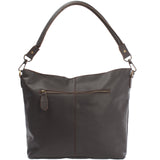 Schultertasche Umhängetasche Ledertasche Leder dunkelbraun LE0039