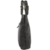 Henkeltasche Ledertasche Damentasche Leder grau LE0033