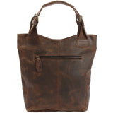 Henkeltasche Ledertasche Damentasche Leder schlamm LE0033