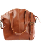 Damentasche Henkeltasche Schultertasche Leder cognac LE0060