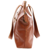 Damentasche Henkeltasche Schultertasche Leder cognac LE0060