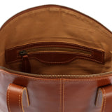Damentasche Henkeltasche Schultertasche Leder cognac LE0060