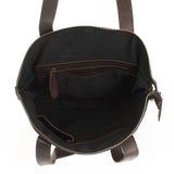 Shopper Schultertasche Damen Handtasche Ledertasche Henkeltasche Leder dunkelbraun LE0060