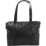 Shopper Schultertasche Henkeltasche Damen Handtasche Leder schwarz LE0061