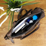 Shopper Schultertasche Henkeltasche Leder schlamm LE0034