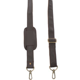 Trageriemen Leder dunkelbraun breit 150cm LEC-R3