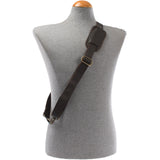 Trageriemen Leder dunkelbraun breit 150cm LEC-R3