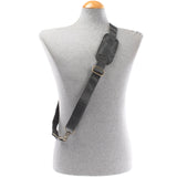 Trageriemen Leder grau breit 150cm LEC-R3