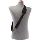 Trageriemen Leder schwarz breit 150cm LEC-R3