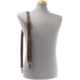 Trageriemen Leder braun schmal 150cm LEC-R4