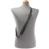 Trageriemen Leder grau schmal 150cm LEC-R4