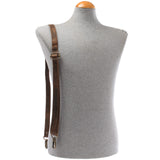 Trageriemen Leder schlamm schmal 150cm LEC-R4