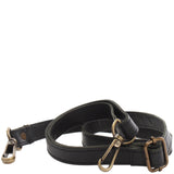 Trageriemen Leder schwarz schmal 150cm LEC-R4