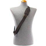 Trageriemen Leder dunkelbraun 115cm LEC-R1