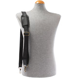 Trageriemen Leder schwarz 115cm LEC-R1