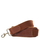 Trageriemen Baumwolle Leder 150cm braun LEC-R6