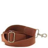 Trageriemen Baumwolle Leder 150cm braun LEC-R6