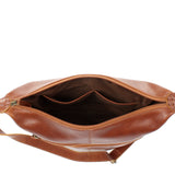 Umhängetasche Beuteltasche Ledertasche Damentasche Leder braun LE0064