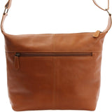 Umhängetasche Ledertasche Damentasche Leder cognac LE0064
