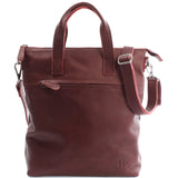 Henkeltasche Umhängetasche Damentasche Leder bordeaux LE0068