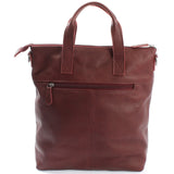 Henkeltasche Umhängetasche Damentasche Leder bordeaux LE0068