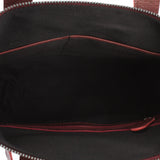 Henkeltasche Umhängetasche Damentasche Leder bordeaux LE0068