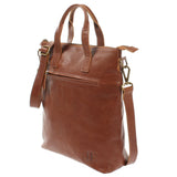 Damentasche Umhängetasche Henkeltasche Leder braun LE0068