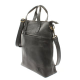 Damentasche Umhängetasche Ledertasche Leder dunkelgrau LE0068