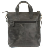 Damentasche Umhängetasche Ledertasche Leder dunkelgrau LE0068