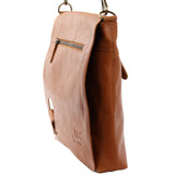 Umhängetasche Ledertasche Schultertasche Leder cognac LE3073