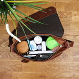 Umhängetasche Ledertasche Damen Schultertasche Leder braun LE3073