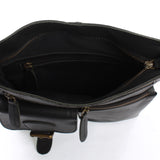 Umhängetasche Schultertasche Ledertasche Leder schwarz LE3084