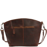 Umhängetasche Schultertasche Freizeittasche Leder braun LE3050