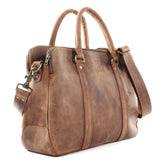 Umhängetasche Schultertasche Henkeltasche Damentasche Aktentasche Buisnesstasche Leder braun LE3065