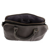 Umhängetasche Schultertasche Henkeltasche Damentasche Aktentasche Buisnesstasche Leder schwarz LE3065