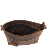 Umhängetasche Ledertasche Schultertasche Leder schlamm LE3027