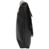 Umhängetasche Ledertasche Schultertasche Leder schwarz LE3027