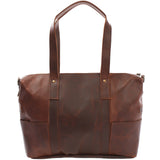 Shopper Schultertasche Henkeltasche Leder braun LE0034