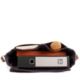 große Umhängetasche Schultertasche Messenger Bag Aktentasche Businesstasche Leder vintage braun LE3064