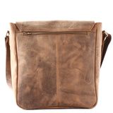 Umhängetasche Schultertasche Messenger Bag Kuriertasche Businesstasche Leder vintage braun LE3063