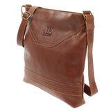 Umhängetasche Ledertasche Damen Schultertasche Leder braun LE0066