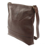 Umhängetasche Ledertasche Damen Schultertasche Leder dunkelbraun LE0066